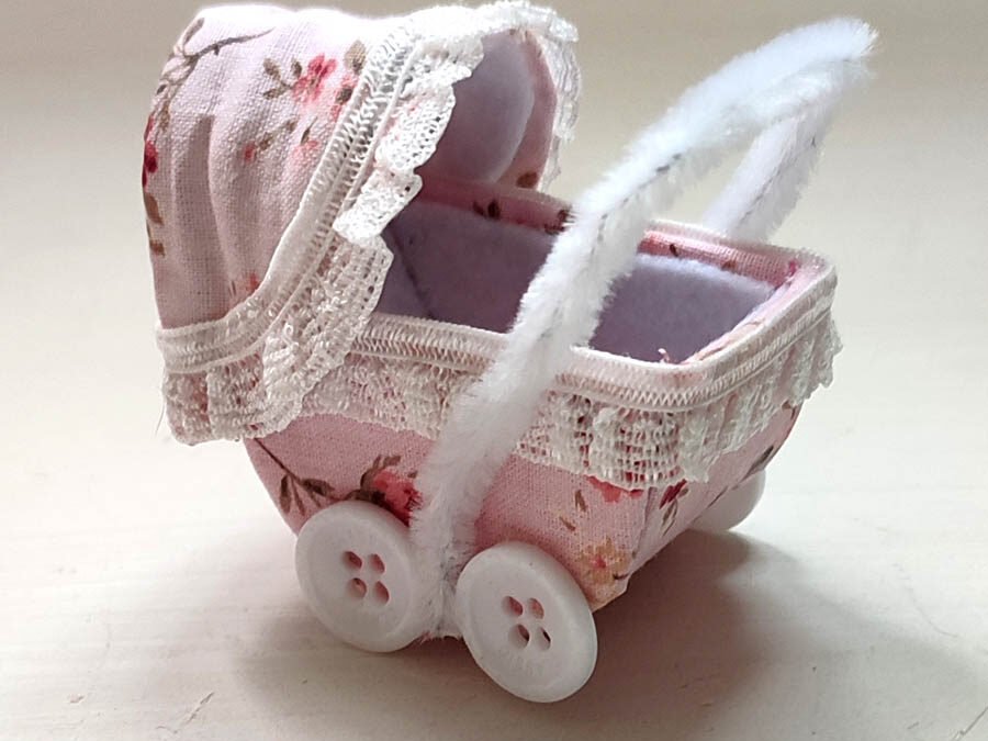 Cochecito de Estilo Vintage para Muñecas