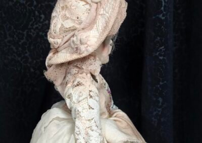 Gorro victoriano para muñeca de Evaninas
