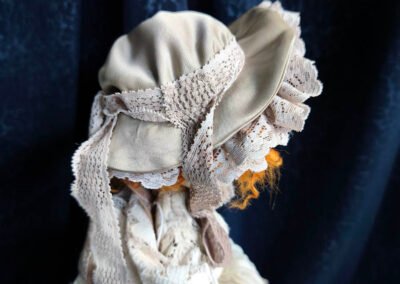 Gorro victoriano para muñeca de Evaninas