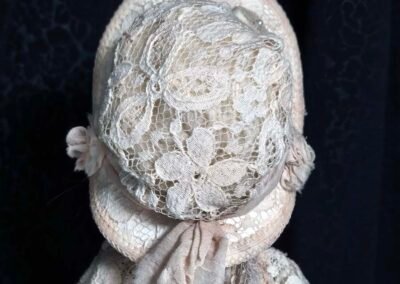 Parte trasera de poket bonnet de muñeca Evaninas