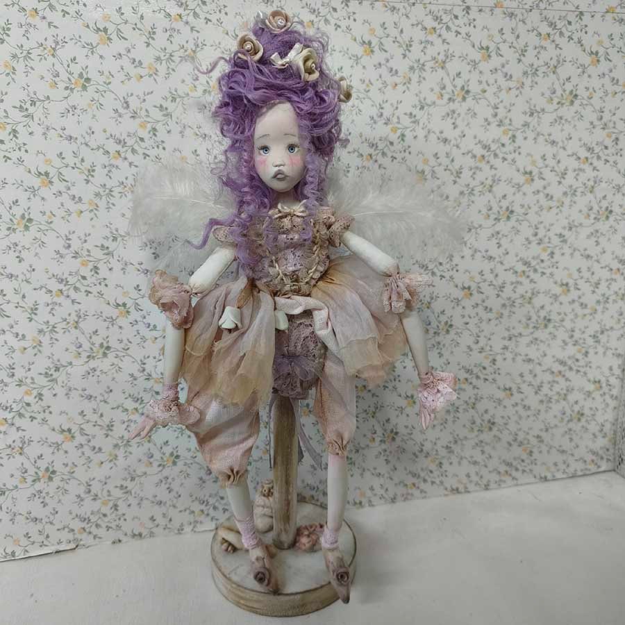 Muñeca sílfide Vania • Evaninas Muñeca decorativa de estilo barroco hecha a mano por Evaninas.